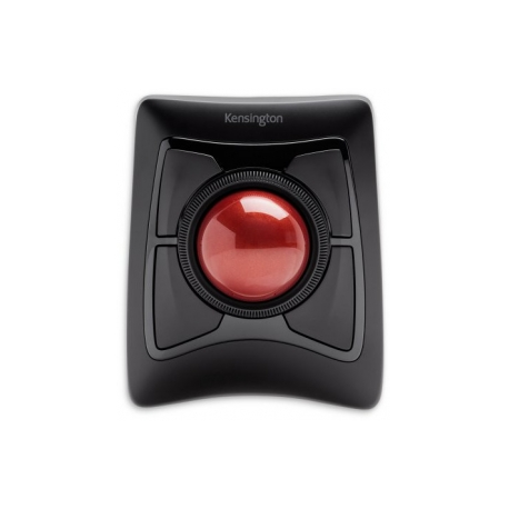 Kensington Expert Mouse Wireless Trackball - Trackball - right and left-handed - optical - 4 buttons - wireless - 2.4 GHz, Bluetooth 5.0 LE - Bluetooth USB adapter - black - 12