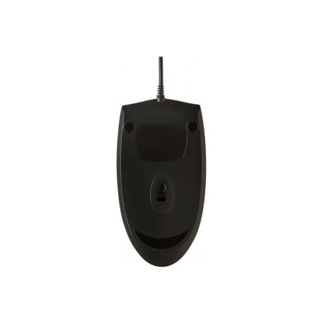 V7 MV3000 full sized Plug & Play USB optical LED mouse - Mouse - optical - 3 buttons - wired - USB - silver with black - retail - 5