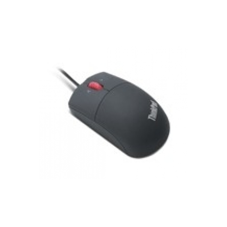 Lenovo ThinkPad - Mouse - laser - 3 buttons - wired - USB - stealth black - for IdeaCentre AIO 3 24; 3 27; ThinkBook 14 G4+ IAP; ThinkStation P360 - 0