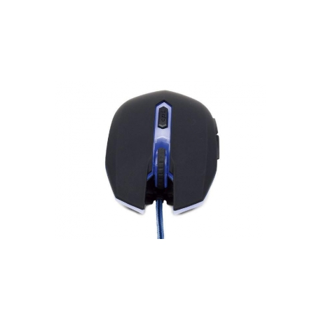 Gembird MUSG-001 - Mouse - right and left-handed - optical - 6 buttons - wired - USB - blue - 1