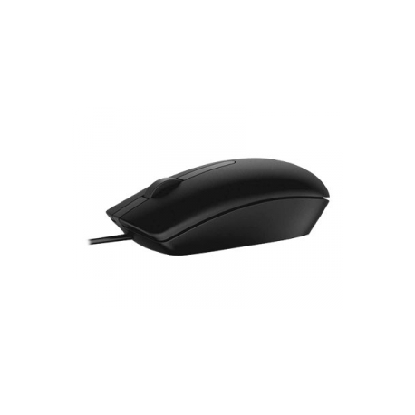 Dell MS116 - Mouse - optical - 2 buttons - wired - USB - black - for Latitude 33XX, 34XX, 35XX, 53XX, 55XX, 72XX 2-in-1, 73XX, 9410; Vostro 15 35XX - 0