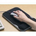 Kensington Sports Contour Gel Mouse Wrist Pad - Mouse pad with wrist pillow - black