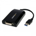 StarTech.com USB 3.0 to DVI  /  VGA Adapter - 2048x1152 - External Video & Graphics Card - Dual Monitor Display Adapter Cable - Supports Mac & Windows (USB32DVIPRO) - USB  /  DVI adapter - USB Type A (M) to DVI-I (F) - USB 3.0 - 15.2 cm - 2048 x 1152 support - black - for P / N: DVIDDMM10, DVIDDMM6, DVIDSMM10, DVIMM6, DVISPL1DD, HDDVIMM3, HDMIDVIMM10, HDMIDVIMM6
