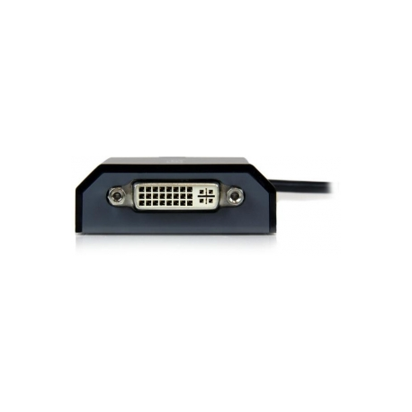 StarTech.com USB to DVI Adapter - 1920x1200 - External Video & Graphics Card - Dual Monitor Display Adapter Cable - Supports Mac & Windows (USB2DVIPRO2) - USB / DVI adapter - USB (M) to DVI-I (F) - USB 2.0 - 27 m - 1920 x 1200 (WUXGA) support - black - for P / N: DVIDDMM10, DVIDDMM6, DVIDSMM10, DVIMM6, DVISPL1DD, HDDVIMM3, HDMIDVIMM10, HDMIDVIMM6 - 1