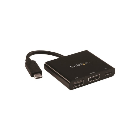 StarTech.com USB-C to HDMI Adapter - 4K 30Hz - Thunderbolt 3 Compatible - with Power Delivery (USB PD) - USB C Adapter Converter (CDP2HDUACP) - Docking station - USB-C  /  Thunderbolt 3 - HDMI - 1