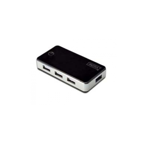 DIGITUS DA-70222 - Hub - 7 x USB 2.0 - desktop - 0