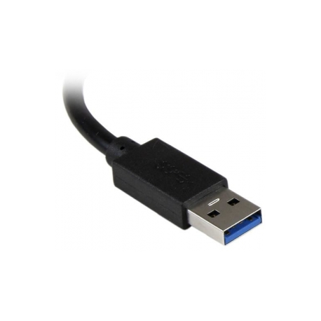 StarTech.com USB 3.0 Hub with Gigabit Ethernet Adapter - 3 Port - NIC - USB Network  /  LAN Adapter - Windows & Mac Compatible (ST3300GU3B) - Hub - 3 x SuperSpeed USB 3.0 + 1 x 10 / 100 / 1000 - desktop - for P / N: PEXUSB3S2EI, PEXUSB3S42, PEXUSB3S7, SVA5H2NEUA - 4