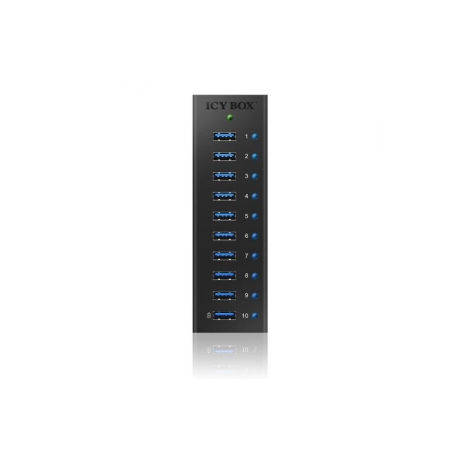 Raidsonic USB3.0 HUB 10 PORTCHARGINGPOR (10 Port USB 3.0 Hub mit USB Ladeport) - 1