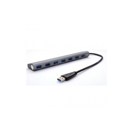 I-Tec USB 3.0 Metal Charging HUB - Hub - 7 x SuperSpeed USB 3.0 - desktop - 0