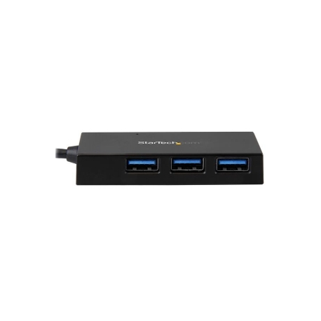 StarTech.com 4-Port USB 3.0 Hub - Powered USB 3.1 Gen 1 Hub - USB-C to 1x USB-C and 3x USB-A Adapter - USB-C Port Expander (HB30C3A1CFB) - Hub - 4 x SuperSpeed USB 3.0 - desktop - for P / N: CFASTRWU3C, SDMSDRWU3AC, TB3DK2DPPD, TB3DK2DPPDUE, TB3DKDPMAW, TB3DKDPMAWUE - 4