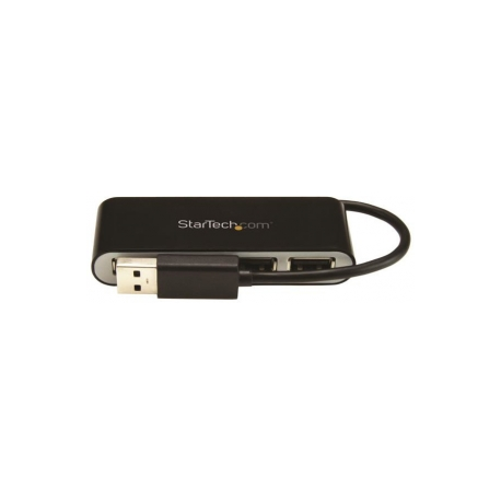 StarTech.com 4 Port USB 2.0 Hub w/Cable - Multi Port Mini Hub - Bus Powered  - ST4200MINI2 - USB Hubs 