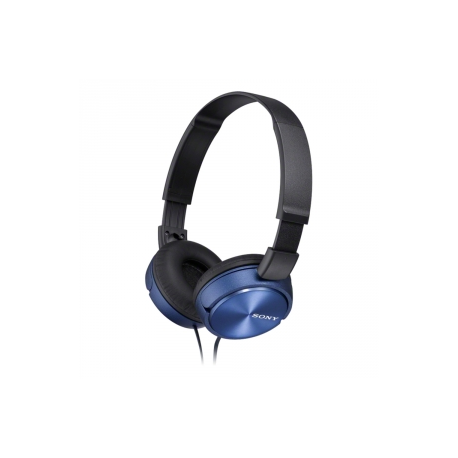 Sony MDR-ZX310APL - Headphones with mic - full size - wired - 3.5 mm jack - blue - 2