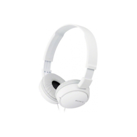 Sony MDR-ZX110 - Headphones - full size - wired - 3.5 mm jack - white - 2