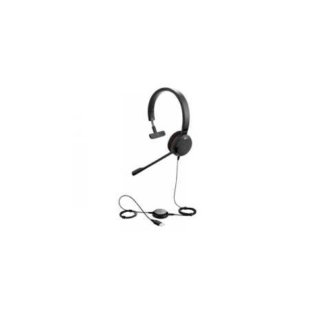 Jabra Evolve 30 II Mono - Headset - on-ear - replacement - wired - 3.5 mm jack - 0