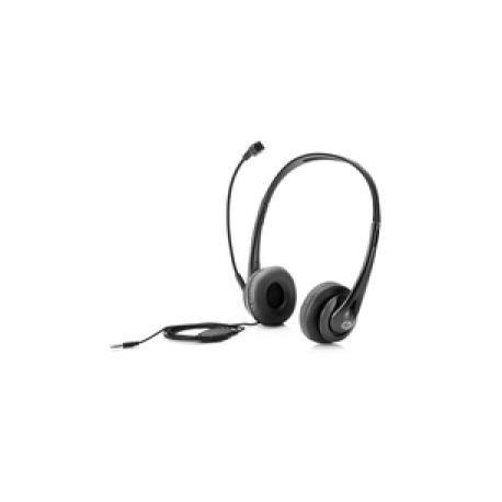 HP - Headset - on-ear - wired - black jack - for Chromebook 11A G6, 11A G8; Chromebook x360; ProBook 445 G9, 44X G7; ProBook x360 - 0