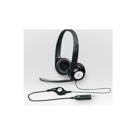 Logitech USB Headset H390 - Headset - full size - wired - 4