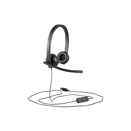 Logitech USB Headset H570e - Headset - on-ear - wired - 11