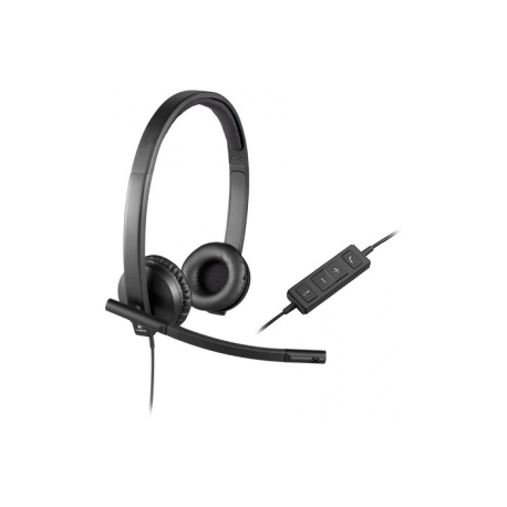 Logitech USB Headset H570e - Headset - on-ear - wired - 13
