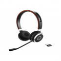 Jabra Evolve 65 MS stereo - Headset - on-ear - Bluetooth - wireless - NFC - USB - Certified for Skype for Business
