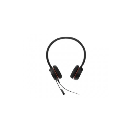 Jabra Evolve 30 II MS stereo - Headset - on-ear - wired - USB, 3.5 mm jack - Certified for Skype for Business - 0