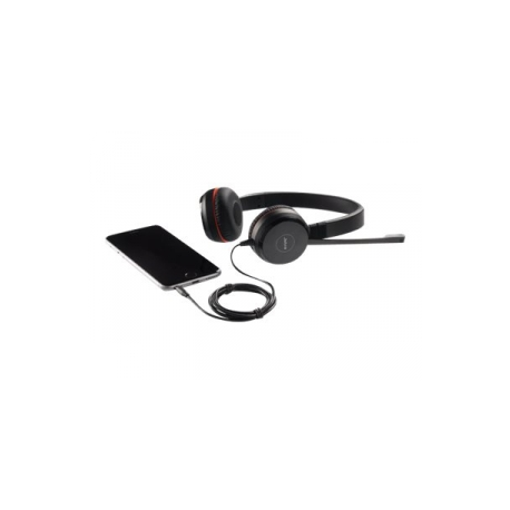 Jabra Evolve 30 II UC stereo - Headset - on-ear - wired - 3.5 mm jack - 10