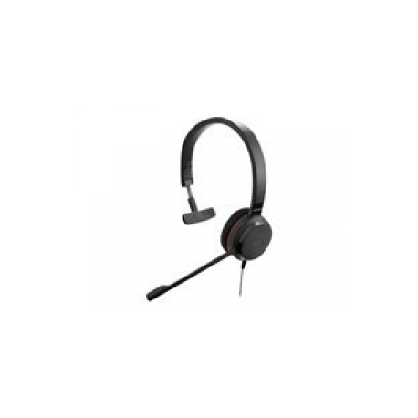 Jabra Evolve 30 II MS Mono - Headset - on-ear - wired - USB, 3.5 mm jack - Certified for Skype for Business - 0