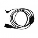 Jabra - Headset cable - Quick Disconnect male to stereo mini jack male - for Alcatel 8 Series IPTouch 4038, 4068