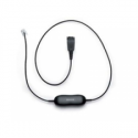 Jabra GN1216 - Headset cable - Quick Disconnect plug to RJ-9 male - 80 cm - for Avaya one-X Deskphone Edition 96XX; Jabra GN 2000, GN2000; BIZ 2400, 2400 3in1, GN2000