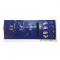 Plantronics - Accessory kit - for Savi W440, W440-M for model: Plantronics Savi W440, Plantronics Savi W440-M