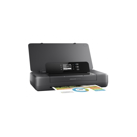 HP Officejet 200 Mobile Printer - Printer - colour - ink-jet - A4 / Legal - 1200 x 1200 dpi - up to 20 ppm (mono)  /  up to 19 ppm (colour) - capacity: 50 sheets - USB 2.0, USB host, Wi-Fi - 2