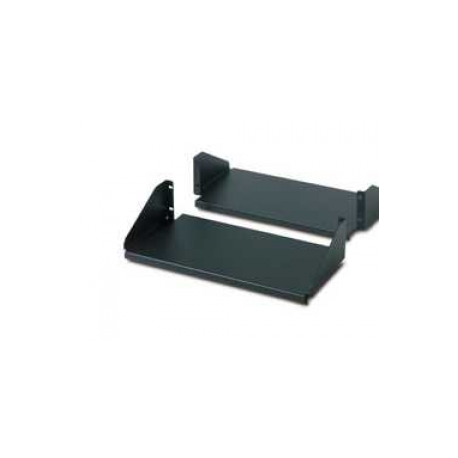 APC - Rack shelf - black (pack of 2) - for NetShelter 2 Post Open Frame Rack, 4 Post Open Frame Rack - 0