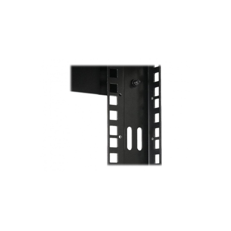 StarTech.com 8U 19" Wall Mount Network Rack, Adjustable Depth 12-20" 2 Post Open Frame Server Room Rack for AV / Data / IT Communication / Computer Equipment / Switch with Cage Nuts & Screws - 8U Adjustable Rack (RK812WALLOA) - Rack - wall mountable - black - 8U - 20" - 0