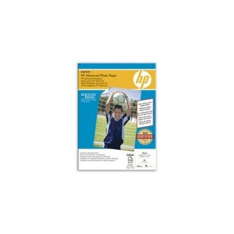 HP Advanced Glossy Photo Paper - Glossy - A4 (210 x 297 mm) - 250 g / m² - 25 sheet(s) photo paper - for ENVY Inspire 7920; Officejet 80XX; Photosmart B110, Wireless B110; Smart Tank Plus 55X - 0