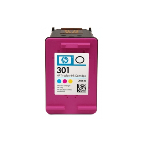 HP 301 - Colour (cyan, magenta, yellow) - original - ink cartridge - for Deskjet 1000, 1010, 1050 J410, 1050A J410, 1051A J410, 1055 J410, 1056 J410, 1510, 1512 - 3