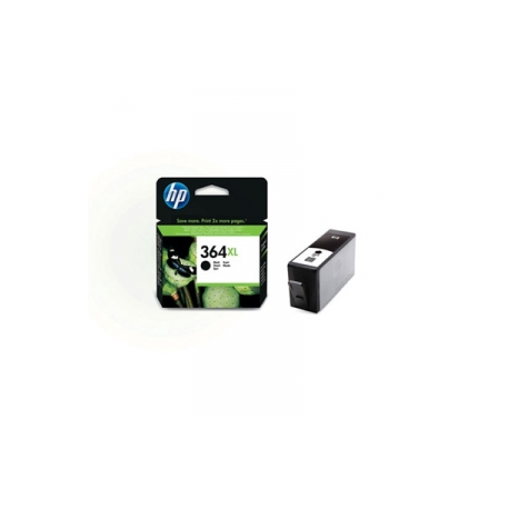 HP 364XL - High Yield - black - original - ink cartridge - for Deskjet 35XX; Photosmart 55XX, 55XX B111, 65XX, 65XX B211, 7510 C311, B110, Wireless B110 - 0