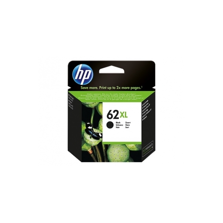 HP 62XL - High Yield - black - original - ink cartridge - for Envy 55XX, 56XX, 76XX; Officejet 200, 250, 252, 57XX, 8040 - 0