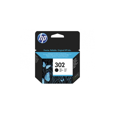 HP 302 - 3.5 ml - black - original - ink cartridge - for Deskjet 11XX, 21XX, 36XX; Envy 451X, 452X; Officejet 38XX, 46XX, 52XX - 1