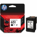 HP 651 - Black - original - Ink Advantage - ink cartridge - for Deskjet Ink Advantage 5575, Ink Advantage 5645; Officejet 202, 252 Mobile