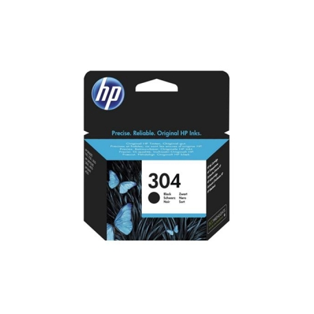 HP 304 - Black - original - ink cartridge - for AMP 130; Deskjet 26XX, 37XX; Envy 50XX - 0