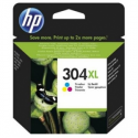 HP 304XL - High Yield - colour (cyan, magenta, yellow) - original - ink cartridge - for AMP 130; Deskjet 26XX, 37XX; Envy 50XX
