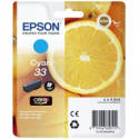 Epson 33 - 4.5 ml - cyan - original - blister - ink cartridge - for Expression Home XP-635, 830; Expression Premium XP-530, 540, 630, 635, 640, 645, 830, 900