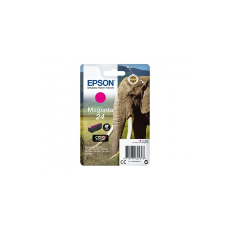 Epson 24 - 4.6 ml - magenta - original - ink cartridge - for Expression Photo XP-55, 750, 760, 850, 860, 950, 960, 970; Expression Premium XP-750, 850 - 1