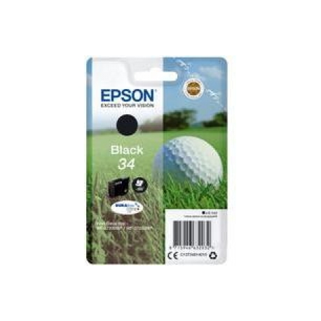 Epson 34 - 6.1 ml - black - original - ink cartridge - for WorkForce Pro WF-3720, WF-3720DWF, WF-3725DWF - 0
