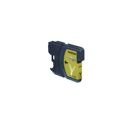Brother LC1100Y - Yellow - original - ink cartridge - for Brother DCP-185, 385, 395, 585, J715, MFC-490, 5490, 5890, 5895, 6890, 790, 795, 990, J615 - 0