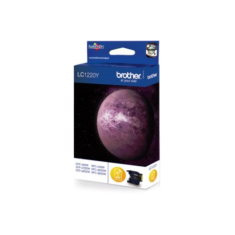 Brother LC1220Y - Yellow - original - ink cartridge - for Brother DCP-J525, DCP-J725, DCP-J925, MFC-J430, MFC-J625, MFC-J825; MyMio MFC-J825 - 1