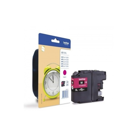 Brother LC125XLM - Super High Yield - magenta - original - ink cartridge - for Brother DCP-J4110, MFC-J4410, J4510, J4610, J4710, J6520, J6720, J6920 - 2