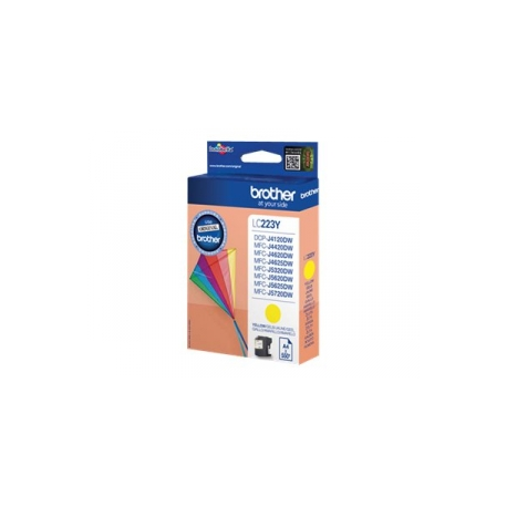 Brother LC223Y - Yellow - original - ink cartridge - for Brother DCP-J4120, J562, MFC-J4625, J480, J5320, J680, J880; Business Smart MFC-J4420 - 0