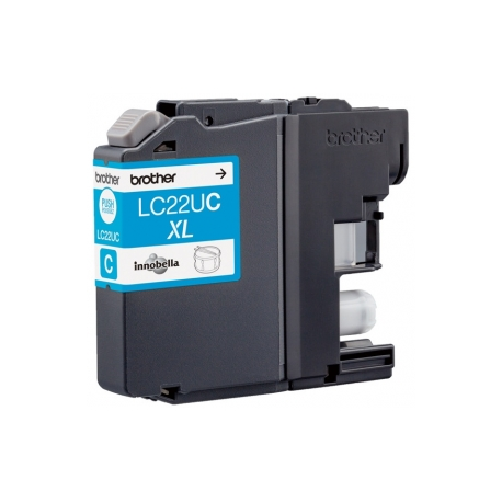 Brother LCLC22UC - XL - cyan - original - ink cartridge - for Brother DCP-J785DW, MFC-J985DW; INKvestment Work Smart MFC-J985DW, MFC-J985DW XL - 2