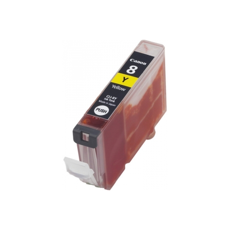 Canon CLI-8Y - 13 ml - yellow - original - ink tank - for PIXMA iP3500, iP4500, iP5300, MP510, MP520, MP610, MP960, MP970, MX700, MX850, Pro9000 - 0