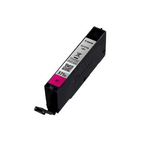 Canon CLI-571M XL - 11 ml - High Yield - magenta - original - ink tank - for PIXMA TS5051, TS5053, TS5055, TS6050, TS6051, TS6052, TS8051, TS8052, TS9050, TS9055 - 3